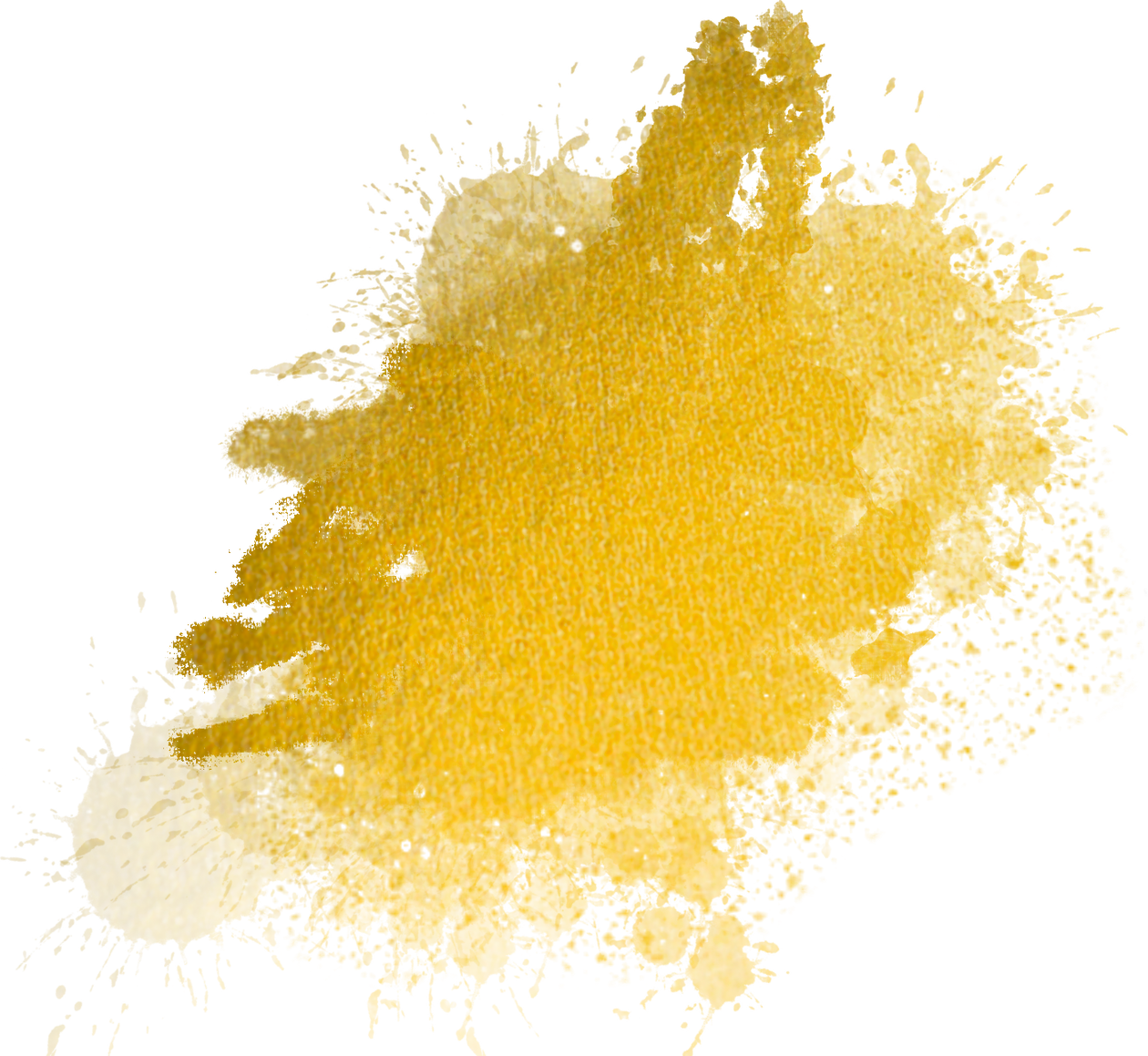 Gold Paint Spots